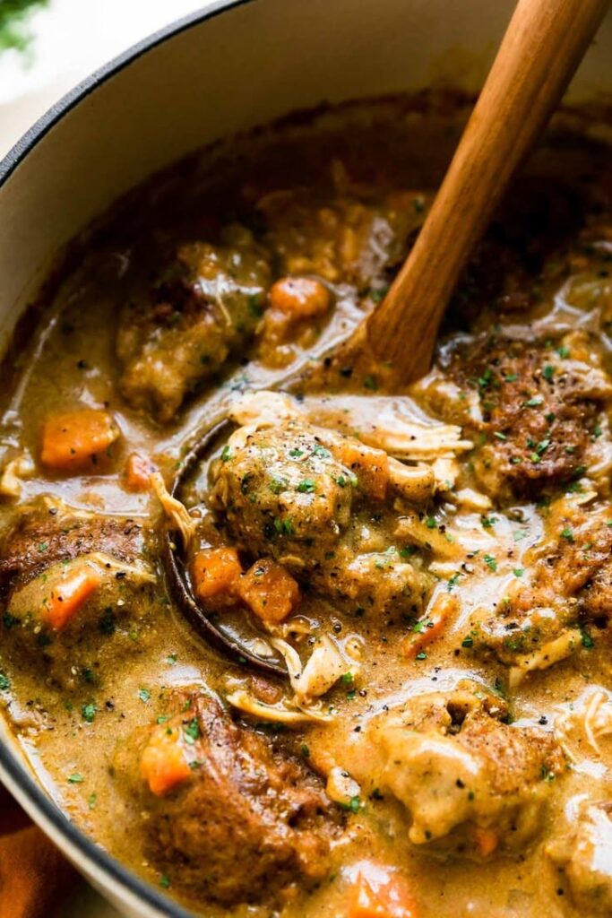 Friday Food Chicken and Pumpkin Dumplings