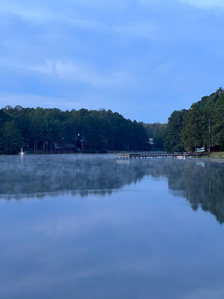 Early Fall morning at the lake Weekend Meanderings