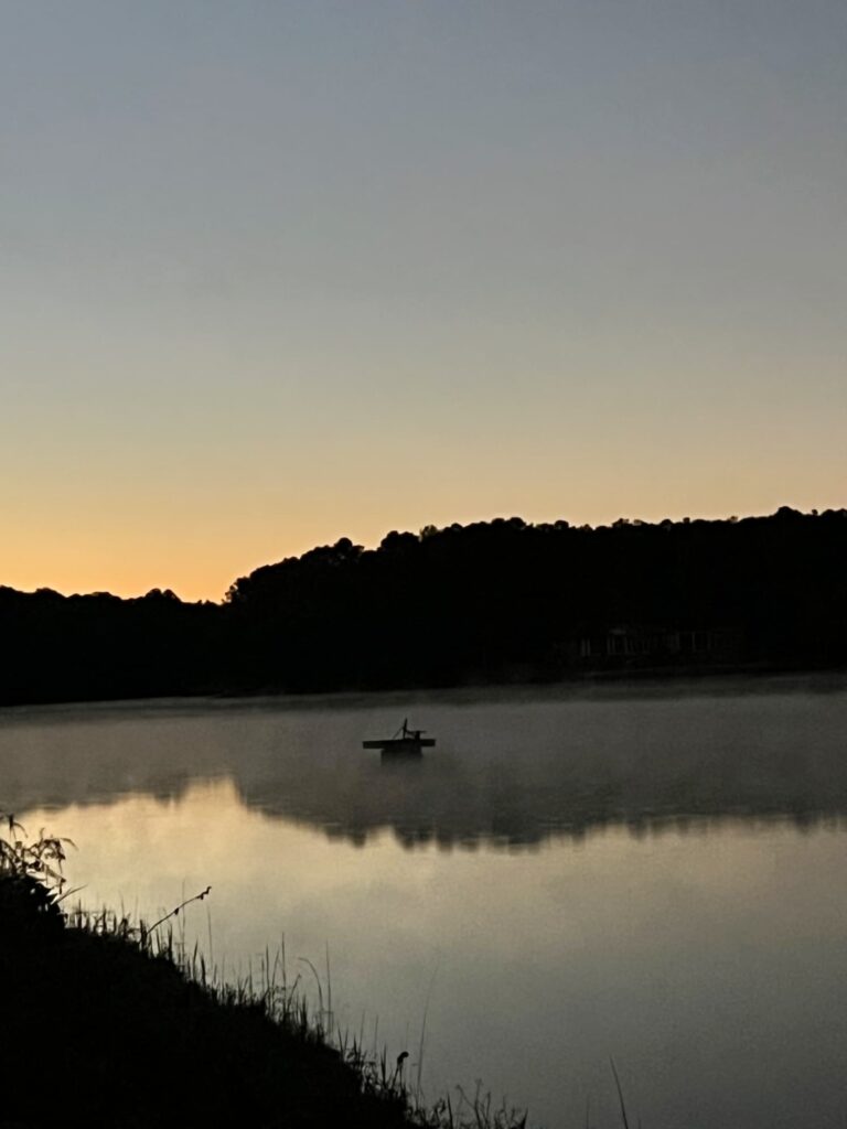 Weekend Meanderings October morning on the lake